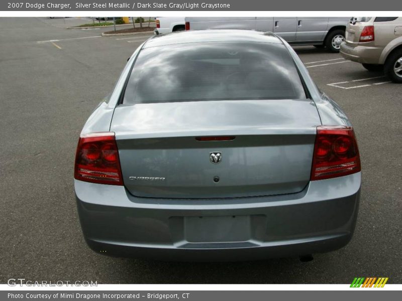 Silver Steel Metallic / Dark Slate Gray/Light Graystone 2007 Dodge Charger