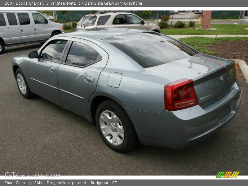 Silver Steel Metallic / Dark Slate Gray/Light Graystone 2007 Dodge Charger