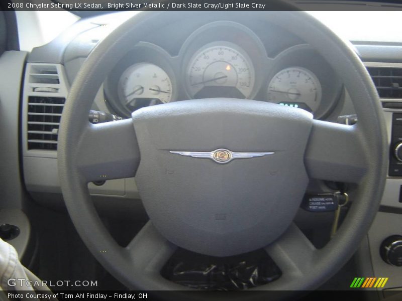 Bright Silver Metallic / Dark Slate Gray/Light Slate Gray 2008 Chrysler Sebring LX Sedan