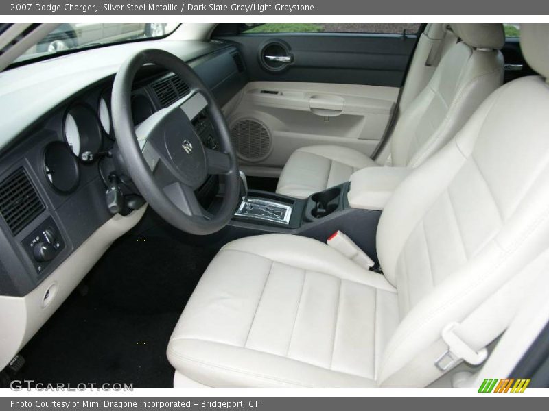 Silver Steel Metallic / Dark Slate Gray/Light Graystone 2007 Dodge Charger