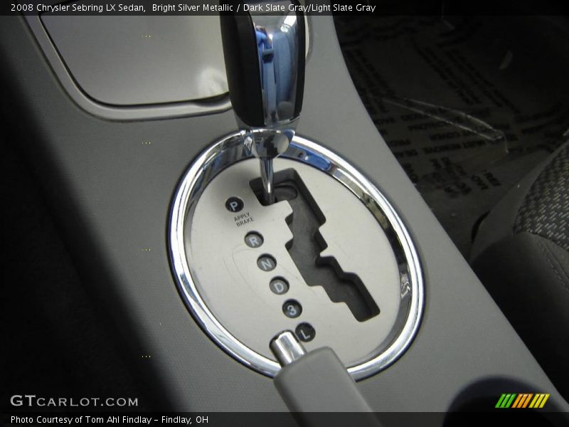 Bright Silver Metallic / Dark Slate Gray/Light Slate Gray 2008 Chrysler Sebring LX Sedan