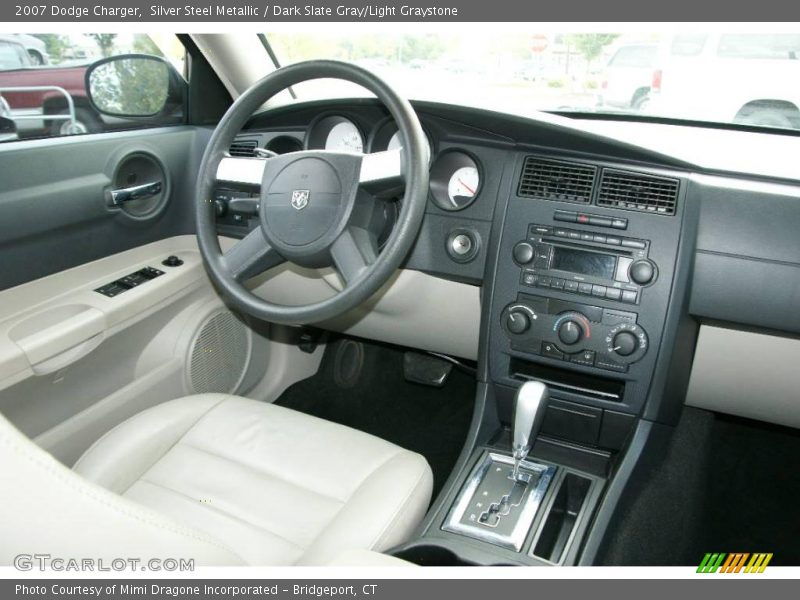 Silver Steel Metallic / Dark Slate Gray/Light Graystone 2007 Dodge Charger
