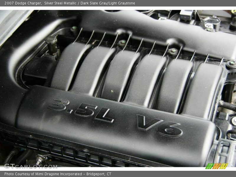 Silver Steel Metallic / Dark Slate Gray/Light Graystone 2007 Dodge Charger