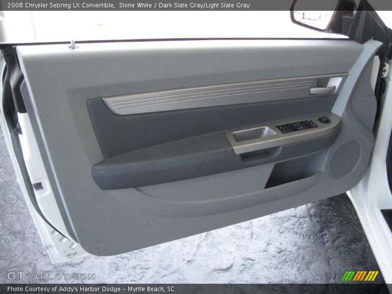 Stone White / Dark Slate Gray/Light Slate Gray 2008 Chrysler Sebring LX Convertible