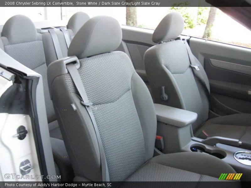 Stone White / Dark Slate Gray/Light Slate Gray 2008 Chrysler Sebring LX Convertible