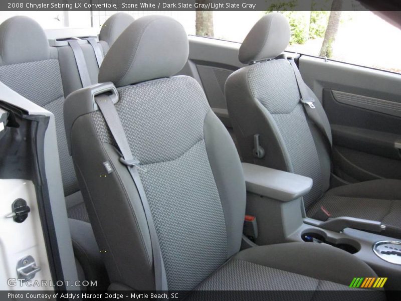 Stone White / Dark Slate Gray/Light Slate Gray 2008 Chrysler Sebring LX Convertible