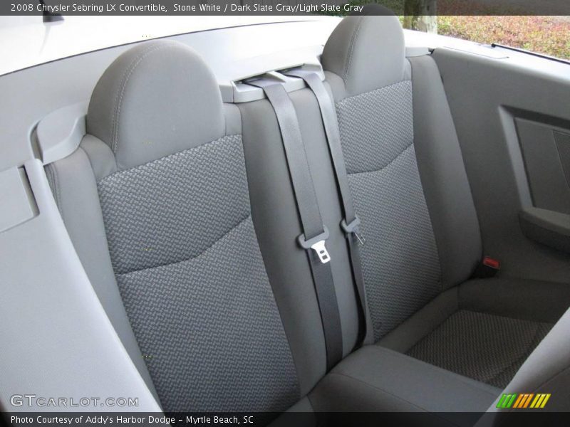 Stone White / Dark Slate Gray/Light Slate Gray 2008 Chrysler Sebring LX Convertible