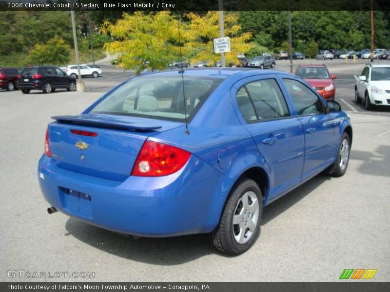 Blue Flash Metallic / Gray 2008 Chevrolet Cobalt LS Sedan