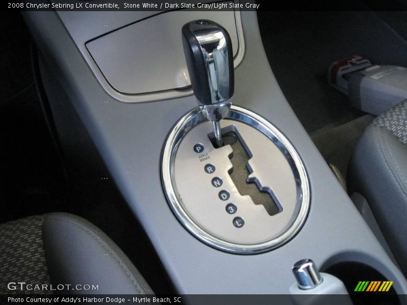 Stone White / Dark Slate Gray/Light Slate Gray 2008 Chrysler Sebring LX Convertible