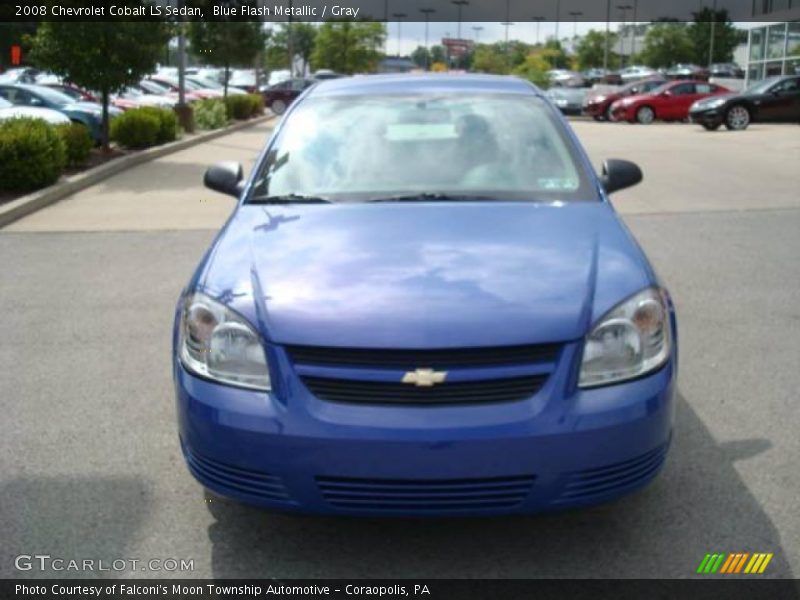 Blue Flash Metallic / Gray 2008 Chevrolet Cobalt LS Sedan