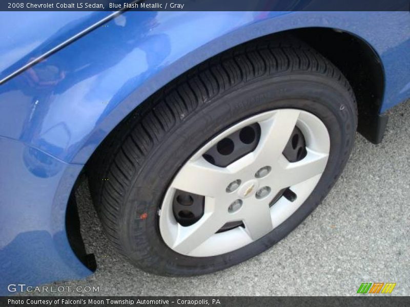 Blue Flash Metallic / Gray 2008 Chevrolet Cobalt LS Sedan