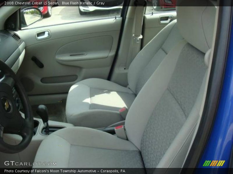 Blue Flash Metallic / Gray 2008 Chevrolet Cobalt LS Sedan