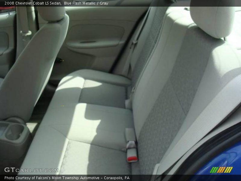 Blue Flash Metallic / Gray 2008 Chevrolet Cobalt LS Sedan