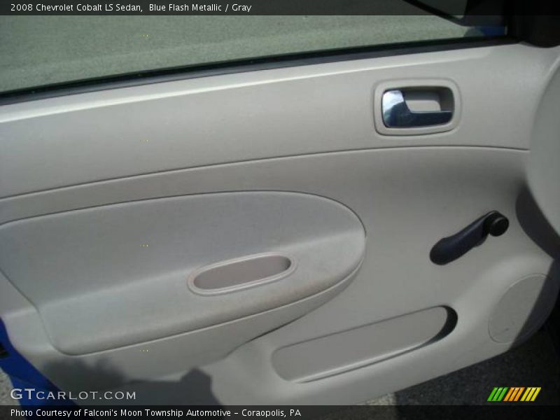 Blue Flash Metallic / Gray 2008 Chevrolet Cobalt LS Sedan