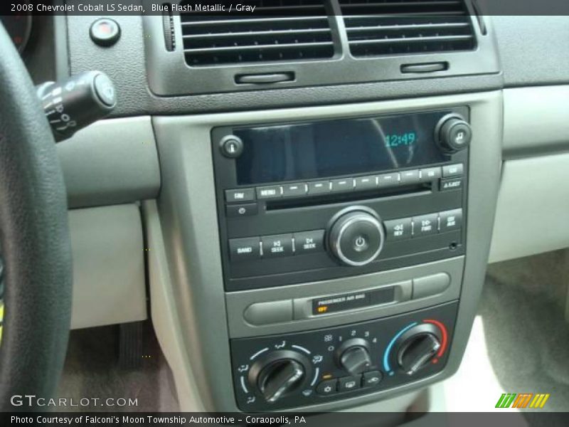 Blue Flash Metallic / Gray 2008 Chevrolet Cobalt LS Sedan