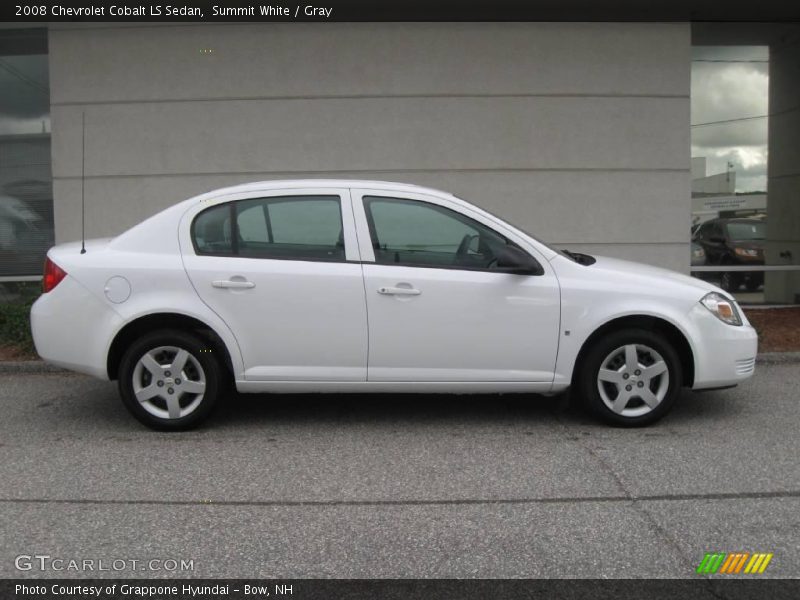 Summit White / Gray 2008 Chevrolet Cobalt LS Sedan