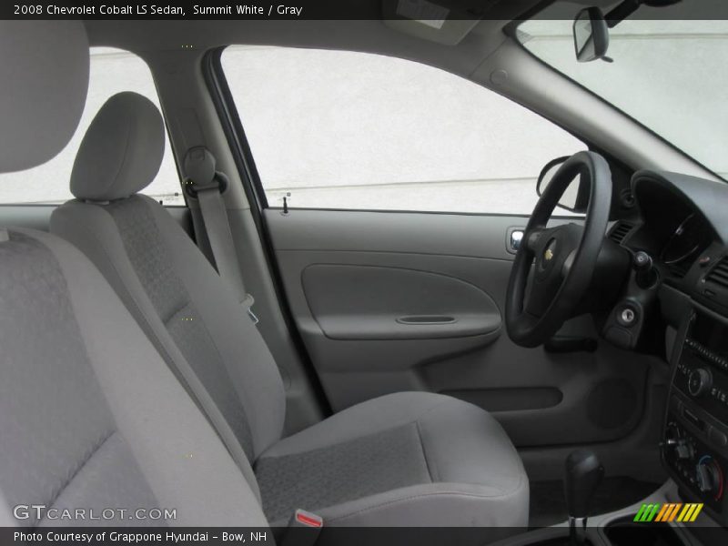Summit White / Gray 2008 Chevrolet Cobalt LS Sedan