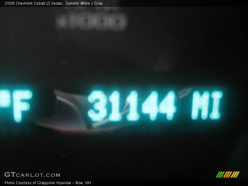 Summit White / Gray 2008 Chevrolet Cobalt LS Sedan