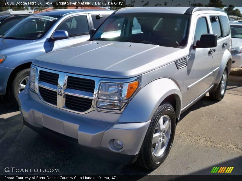 Bright Silver Metallic / Dark Slate Gray 2008 Dodge Nitro SXT 4x4