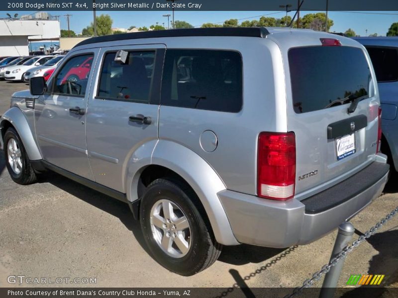Bright Silver Metallic / Dark Slate Gray 2008 Dodge Nitro SXT 4x4
