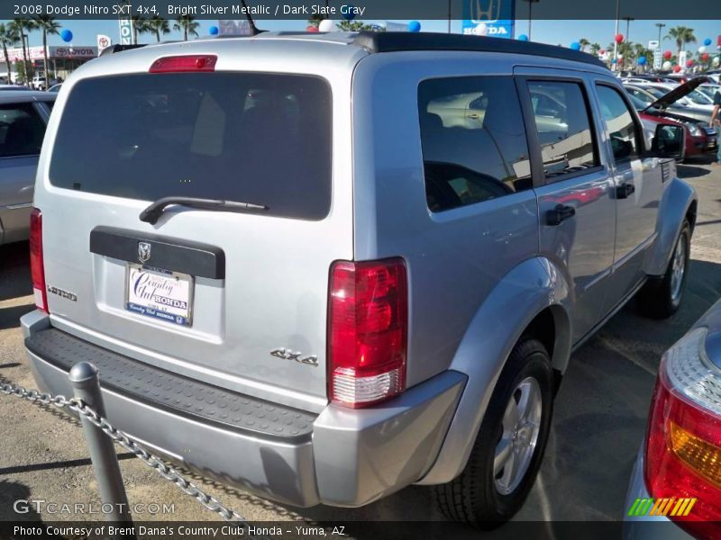 Bright Silver Metallic / Dark Slate Gray 2008 Dodge Nitro SXT 4x4