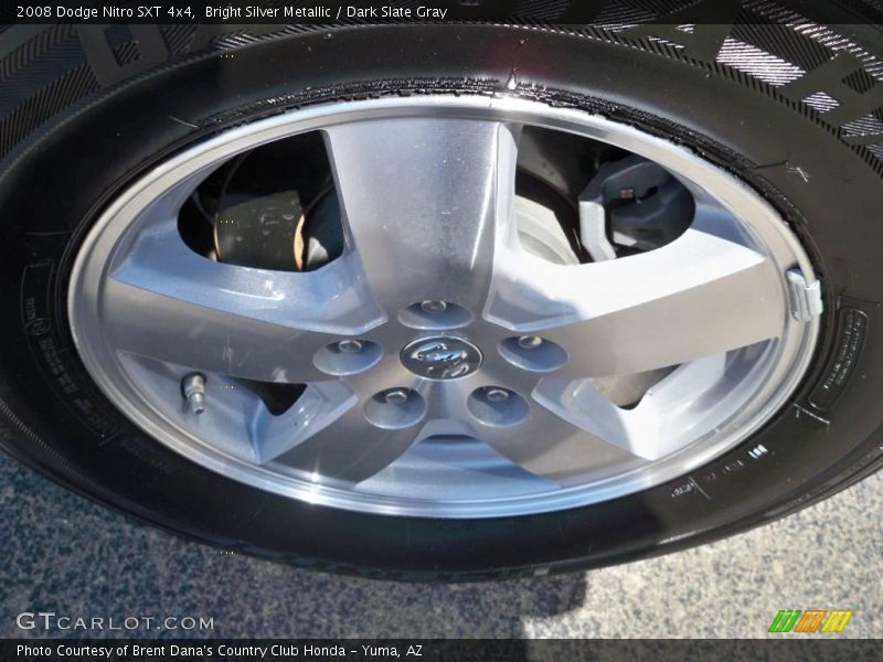 Bright Silver Metallic / Dark Slate Gray 2008 Dodge Nitro SXT 4x4