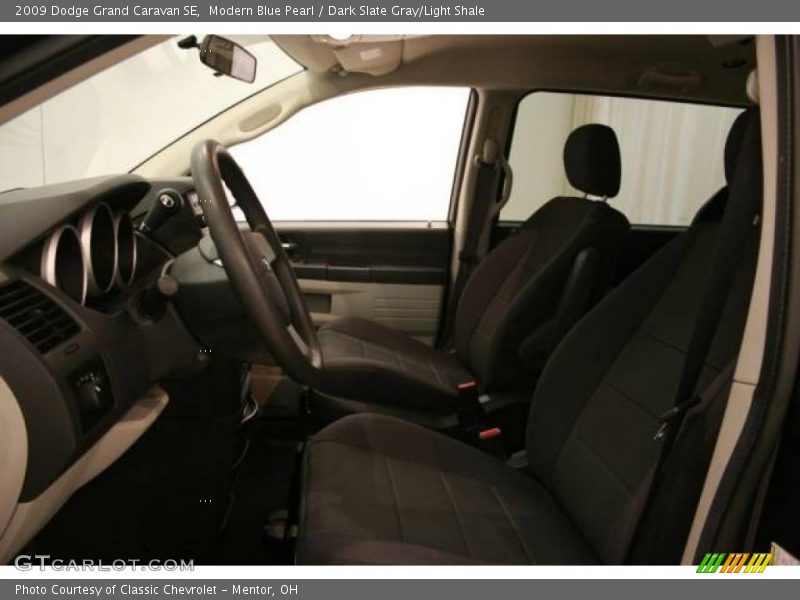 Modern Blue Pearl / Dark Slate Gray/Light Shale 2009 Dodge Grand Caravan SE