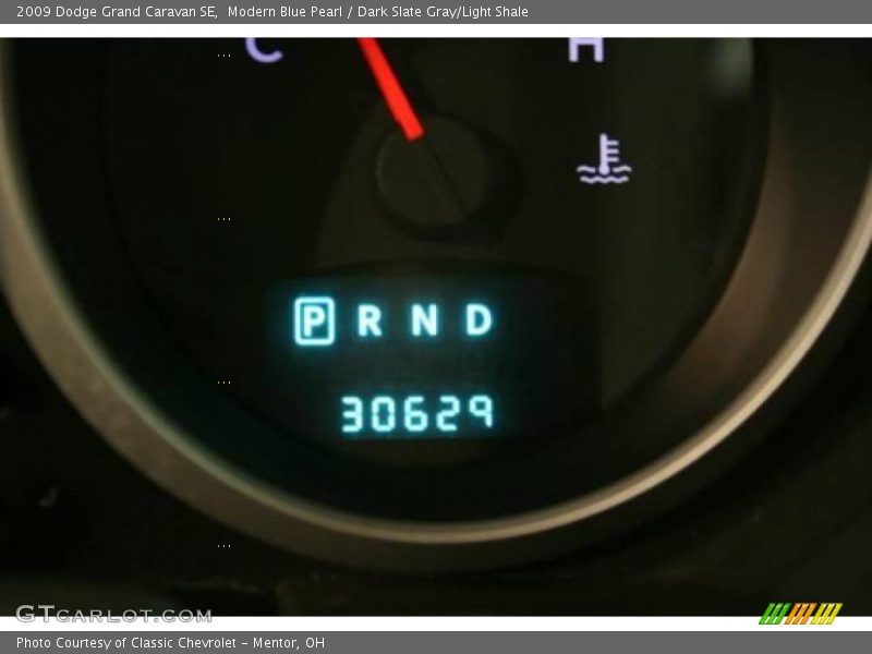 Modern Blue Pearl / Dark Slate Gray/Light Shale 2009 Dodge Grand Caravan SE