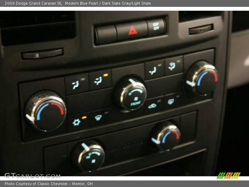 Modern Blue Pearl / Dark Slate Gray/Light Shale 2009 Dodge Grand Caravan SE