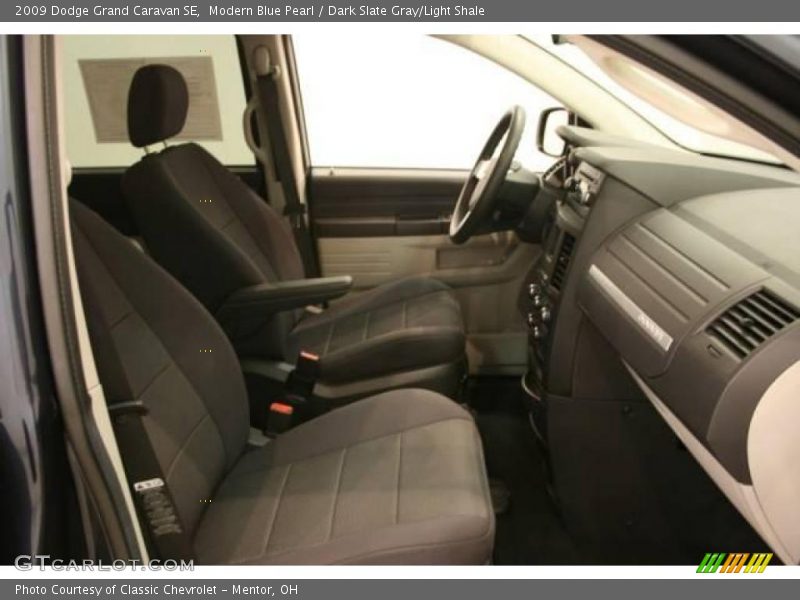 Modern Blue Pearl / Dark Slate Gray/Light Shale 2009 Dodge Grand Caravan SE