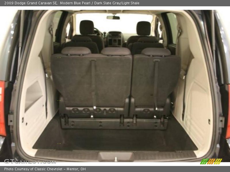 Modern Blue Pearl / Dark Slate Gray/Light Shale 2009 Dodge Grand Caravan SE