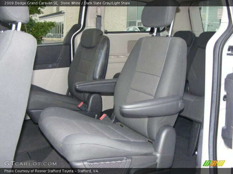 Stone White / Dark Slate Gray/Light Shale 2009 Dodge Grand Caravan SE