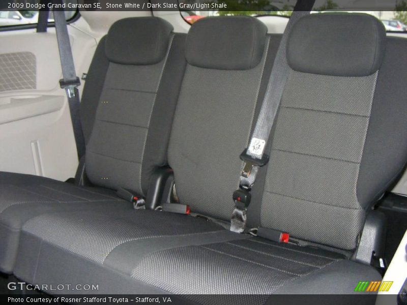 Stone White / Dark Slate Gray/Light Shale 2009 Dodge Grand Caravan SE
