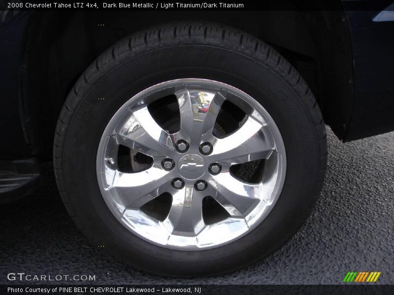 Dark Blue Metallic / Light Titanium/Dark Titanium 2008 Chevrolet Tahoe LTZ 4x4