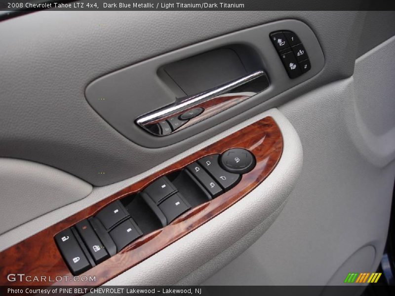 Dark Blue Metallic / Light Titanium/Dark Titanium 2008 Chevrolet Tahoe LTZ 4x4