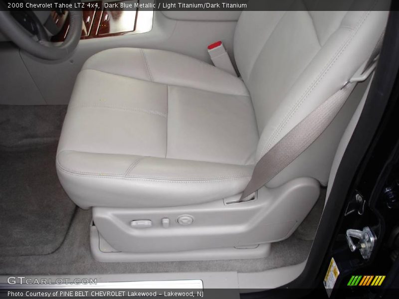 Dark Blue Metallic / Light Titanium/Dark Titanium 2008 Chevrolet Tahoe LTZ 4x4