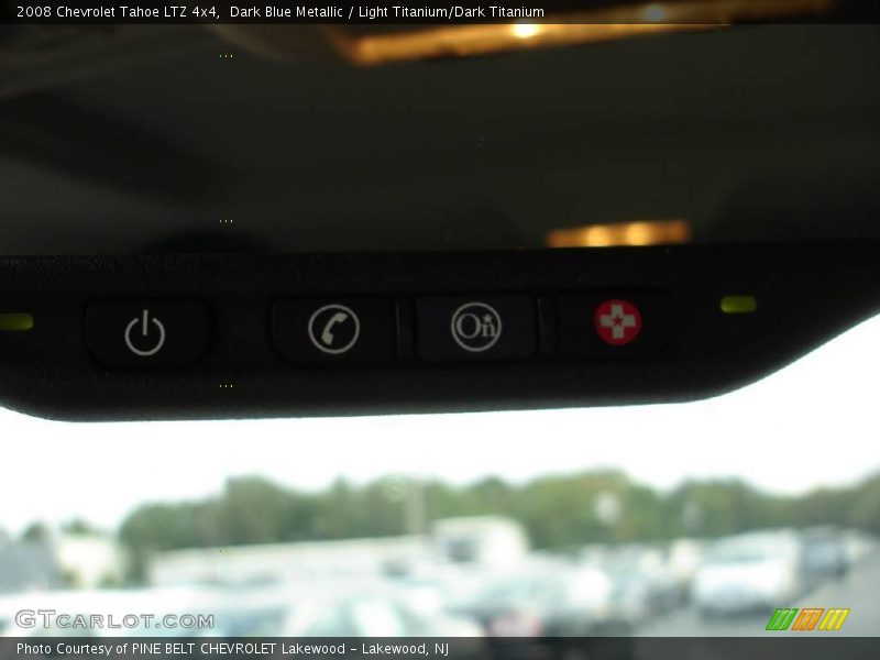 Dark Blue Metallic / Light Titanium/Dark Titanium 2008 Chevrolet Tahoe LTZ 4x4