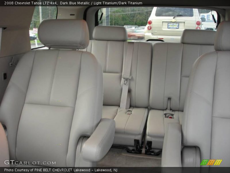Dark Blue Metallic / Light Titanium/Dark Titanium 2008 Chevrolet Tahoe LTZ 4x4
