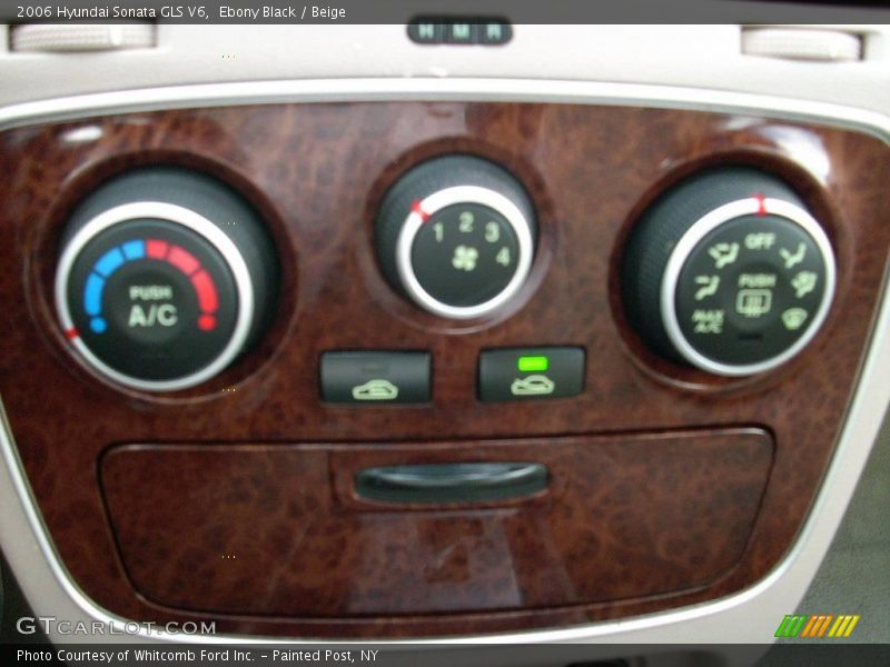 Ebony Black / Beige 2006 Hyundai Sonata GLS V6
