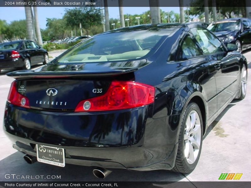 Black Obsidian / Willow 2004 Infiniti G 35 Coupe