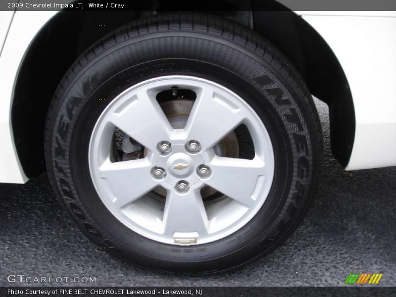 White / Gray 2009 Chevrolet Impala LT