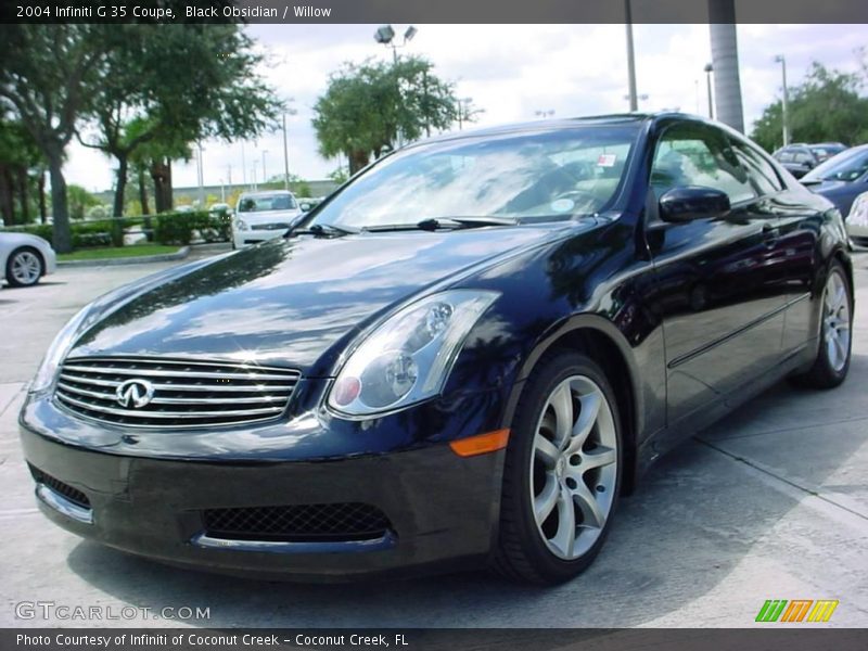 Black Obsidian / Willow 2004 Infiniti G 35 Coupe