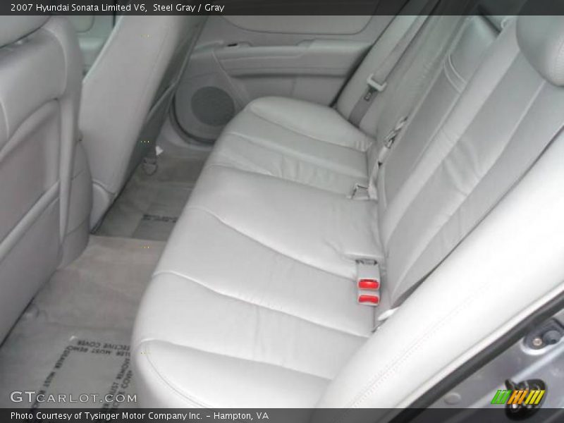 Steel Gray / Gray 2007 Hyundai Sonata Limited V6