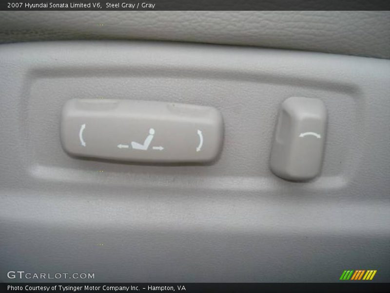 Steel Gray / Gray 2007 Hyundai Sonata Limited V6