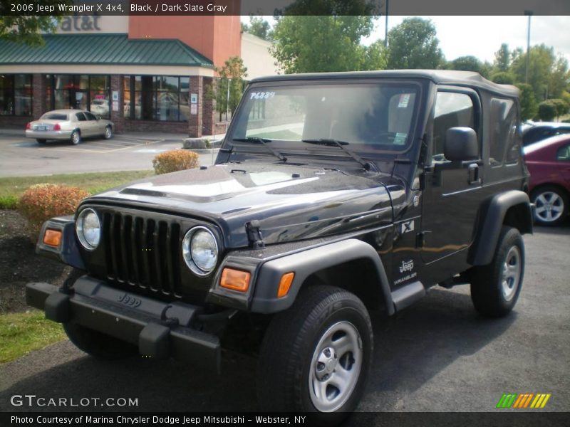 Black / Dark Slate Gray 2006 Jeep Wrangler X 4x4