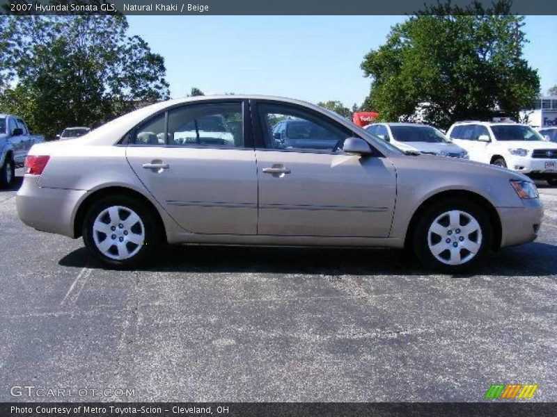 Natural Khaki / Beige 2007 Hyundai Sonata GLS