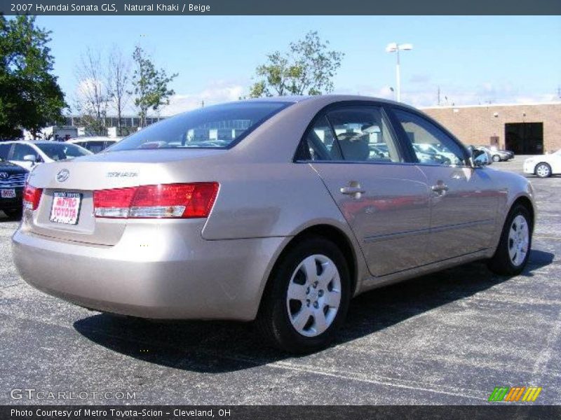 Natural Khaki / Beige 2007 Hyundai Sonata GLS