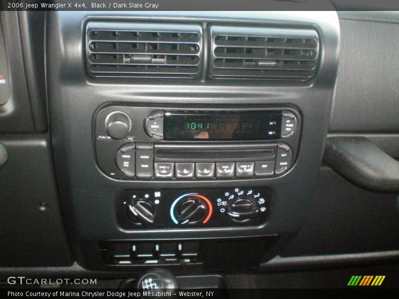 Black / Dark Slate Gray 2006 Jeep Wrangler X 4x4