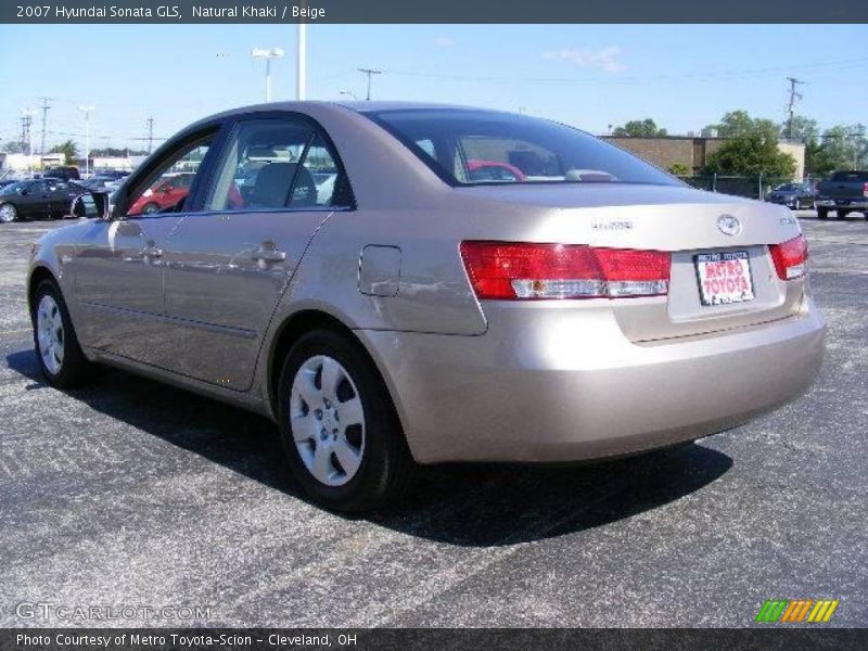 Natural Khaki / Beige 2007 Hyundai Sonata GLS