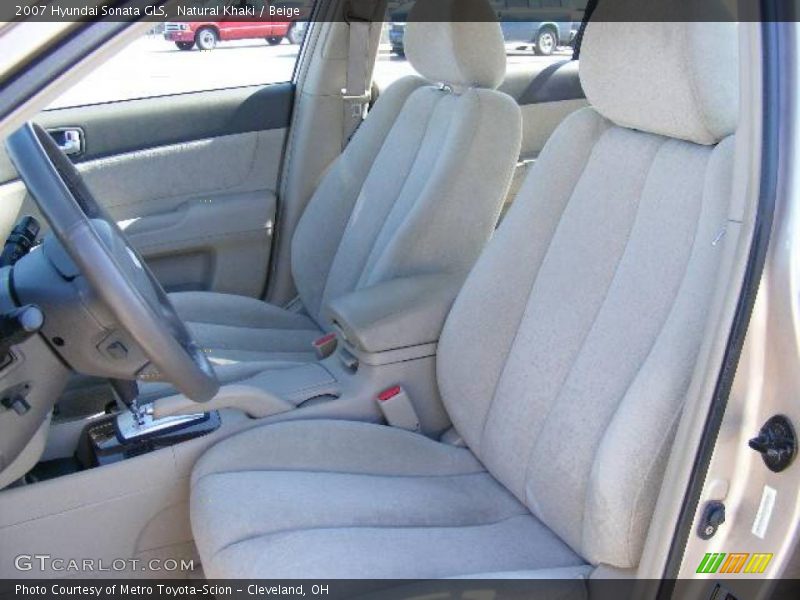 Natural Khaki / Beige 2007 Hyundai Sonata GLS